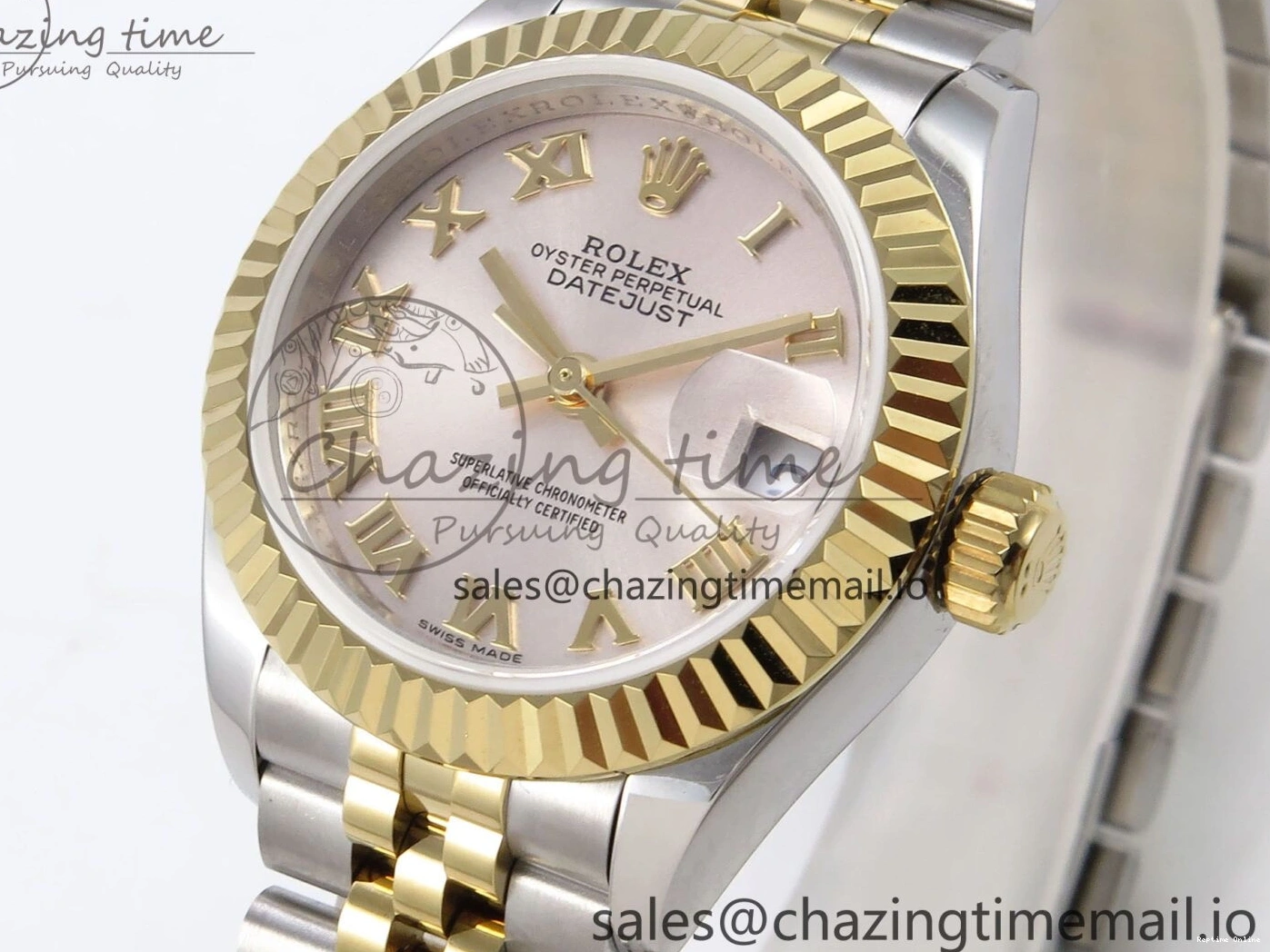 0116 DateJust 28MM 279173 SS YG GMF 1:1 Best Edition 904L Steel Silver Roman Dial on Jubilee Bracelet A GoodFit 1121